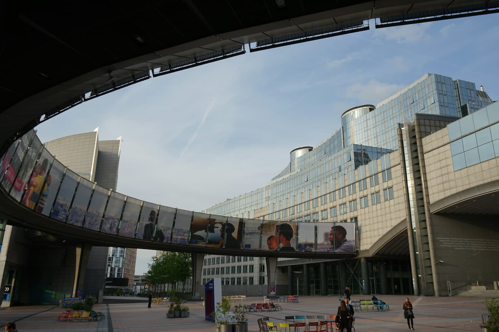 European Parliament buildings in Brussels